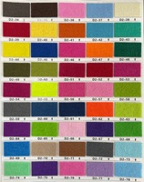 Feutre recyclé en RPET 1,4 mm/2 mm, tissu en feutre, feutre pour balles de tennis, matériau en feutre, tissu filtrant en polyester pressé