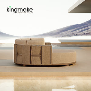 <span class=keywords><strong>Lit</strong></span> <span class=keywords><strong>de</strong></span> repos confortable Kingmake pour l'extérieur, meubles <span class=keywords><strong>de</strong></span> <span class=keywords><strong>jardin</strong></span>, avec coussin plus épais, <span class=keywords><strong>lit</strong></span> <span class=keywords><strong>de</strong></span> jour en aluminium pour patio - Product Image 3