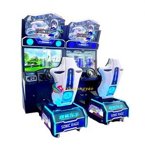 Popular y Atractivo Simulador Electrónico de Conducción, Máquina de Juego de Carreras y Disparos con Pantalla LCD de 42 Pulgadas, 1 Jugador, en Venta - Product Image 1