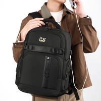 Bolsa para Portátil Oxford de Poliéster de Alta Calidad al por Mayor, Gran Capacidad, Inteligente, con USB, Impermeable, para Viajes, Escuela, Universidad, para Hombre, con Logotipo Personalizado