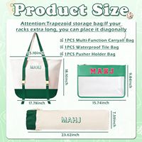Sac de transport durable pour Mahjong américain, ensemble de 3 pièces grande capacité, personnalisé