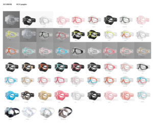 หน้ากากดำน้ำแบบใสทำจากซิลิโคนกันรังสียูวีวัสดุ PC ป้องกันหมอกหน้ากากสำหรับดำน้ำแบบฟรี - Product Image 6