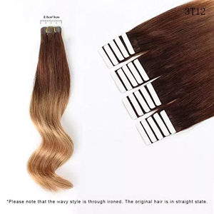 Jasmine Beauty Luxury European Hair Double Drawn Invisible Tape-In Hair Extensions Customized Color Soft Shiny Quality - Product Image 4