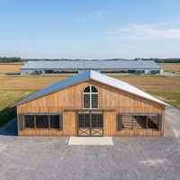 Structure en acier spéciale pour hangar agricole, abri pour bovins, moutons, porcs, robuste, durable, ultra performante en termes de coût