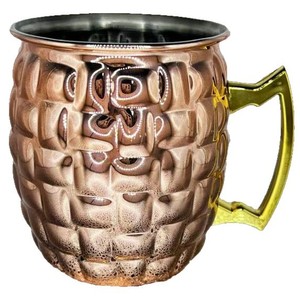 Moscow Mule <b>Mug</b> 401-500ml Stainless Steel Cocktail Beer <b>Mug</b> Durable Pineapple Design - Product Image 5