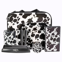 Kit de fumeur Sac à tabac avec pot de rangement Machine à rouler les cigarettes Plateau à rouler Accessoires de fumeur