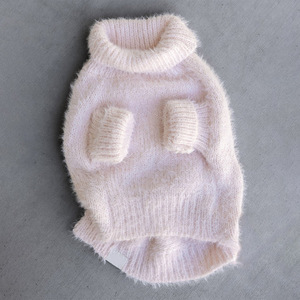 Qiqu personnalisé Bobbi Blush cils tricot chien pull mignon concepteur Pet Jersey pull pour chiens - Product Image 4