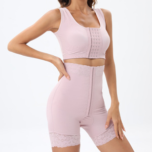 Shorts de garçon en dentelle respirants pour femmes avec rembourrage en éponge Body Shaper Hip Enhancer Control Panties - Product Image 4