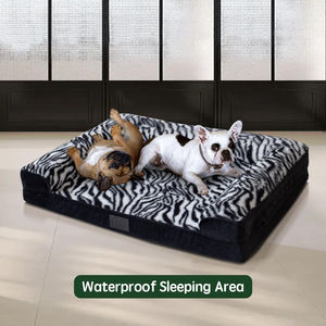 غطاء فاخر عالي الكثافة مريح من الكلاب الأليفة مع غطاء قابل للغسل وقابل للغسل - Product Image 3