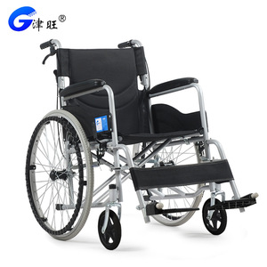 Silla de Ruedas Manual Jinwang de Aleación de Aluminio Plegable y Ligera para Ancianos, Ayuda para la Movilidad - Product Image 3