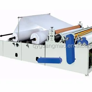 Línea de producción de servilletas de papel, máquina de fabricación de rollos de inodoro, suministro de China
