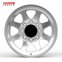 Jantes en alliage forgé sur mesure GS 17 18 19 pouces, finition argent poli, multi-branches, roues tout-terrain 6x139.7 8x165.1 pour pick-up Chevy