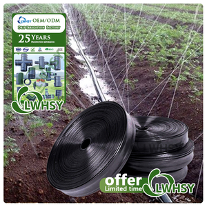 32mm PE Soft Wear-resistant Laser Irrigation Rain Hose for Garden Use 50m/100m/200M Roll Length