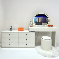 Table de maquillage moderne avec miroir, prix compétitif, OEM&ODM, vente chaude, pour salon