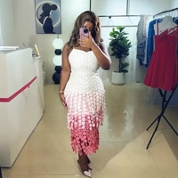 Robe longue d'été sans manches à bretelles pour femme, décontractée, dos nu, coupe trapèze, à franges dégradées, ajustée, pour les vacances et les soirées