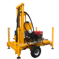 Machine hydraulique de forage rotatif monté sur remorque de 200m, 200 profondeur à vendre