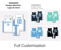 Jersey dan Celana Pendek Basket Sublimasi Sesuai Standar American College |   Pewarnaan Penuh |   Kelas SMA |   Pemilihan Ukuran dari Remaja hingga Dewasa