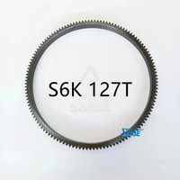 Pignon de volant moteur 114T YM129900-21600 129900-21600 pour moteurs 4D94E 4TNE98 4TNV94 4TNV98 d'excavatrices SK60 DH55 R55 SK60-7