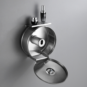 Waterproof Jumbo Aço Inoxidável Toilet Tissue Box Wall Mounted Toalha Rolo de Papel Higiênico Dispenser Prateleira do telefone celular para hotéis - Product Image 3