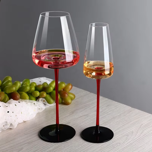 Copas de <span class=keywords><strong>Vino</strong></span> sin Tallo de Borosilicato Transparente al por Mayor con Pajita, Capacidad de 300ml para Bar en Casa - Product Image 1