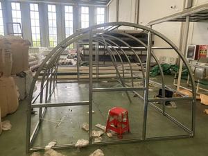 <span class=keywords><strong>Invernadero</strong></span> de Jardín Tipo Túnel <span class=keywords><strong>Mini</strong></span> para Exteriores, Personalizado, de Acero Galvanizado y Lámina de Policarbonato - Product Image 6