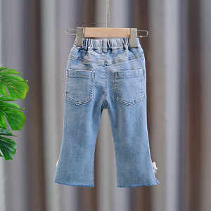2021 New Arrival Chic Design Wholesale Custom Cartoon <b>Jeans</b> Kids <b>Jeans</b> Pants for Girl - Product Image 2