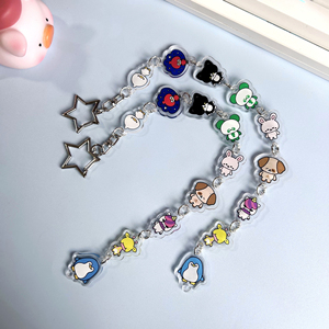 ขายส่งพวงกุญแจอะคริลิค NASNAK YSK-10802 ลายการ์ตูนน่ารักสองด้าน สำหรับแฟนคลับ SuperJunior สินค้าตกแต่งแบบกำหนดเองได้ - Product Image 3