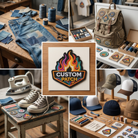 Écussons brodés de luxe en tissu, aimantés, avec logo personnalisé, pour vêtements, grandes et petites tailles, pour écoles, sports, broderie de luxe, vente en gros