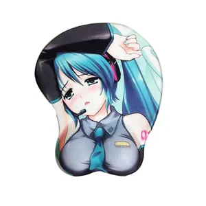 ergonomic designed gel filled sexy ladies breast mouse pad with wrist pain relieve medical care keyboard pad mouse wrist rest
