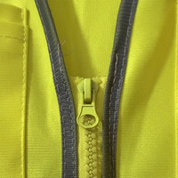 Vêtements de sécurité réfléchissants à manches longues personnalisés, modèles de vêtements haute visibilité, gilets de sécurité avec fermeture éclair