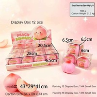 Jouets Squishies en forme de balle et de cube, à remontée lente, réalistes, croquants, jouets anti-stress, mini jouets Squishy, jouets à presser en TPR, vente en gros