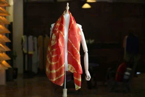 Women <b>Scarf</b> Collection <b>Silk</b> and Linen <b>Scarf</b> 70x180cm Jacquard Woven Warm Winter Design Screen Printed - Product Image 6