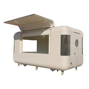 Tekerlekler ile yeni 304 paslanmaz seyyar gıda tezgahı dükkanı sıcak köpekler gıda tekerlekler ile kahve dondurma gıda ile tekerlekler tam mutfak - Product Image 5