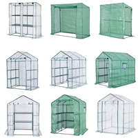 Mini serres de jardin en plastique pour serres avec cadre
