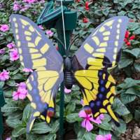 Ornements solaires d'extérieur pour jardin : Colibris et papillons flottants pour une décoration pastorale
