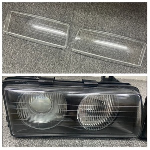 Pour BMW E36 phares lentille verre 2 pièces E36 phares couverture - Product Image 3