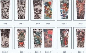 Manches de Tatouage de Qualité Supérieure, Personnalisables, Fraîches, Protection Solaire, Cyclisme, Nylon Très Élastique - Product Image 4