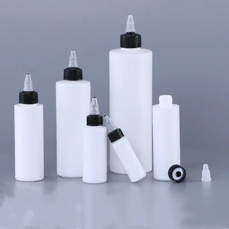 Botellas de plástico para dispensador de cosméticos, botellas de miel con aplicador de boquilla de presión, de 10ml-500ml, respetuoso con el medio ambiente