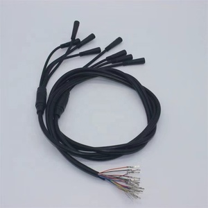 Negro 10 Uds accesorios para patinete eléctrico arnés <span class=keywords><strong>de</strong></span> cableado <span class=keywords><strong>de</strong></span> Cable principal freno LCD conector impermeable Integración <span class=keywords><strong>de</strong></span> acelerador eléctrico - Product Image 4