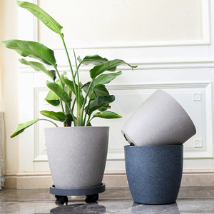 <span class=keywords><strong>Pot</strong></span> de fleurs <span class=keywords><strong>horticole</strong></span>, plante verte, pierre givrée, résine européenne, épaissi, durable, <span class=keywords><strong>pot</strong></span> en plastique écologique - Product Image 5