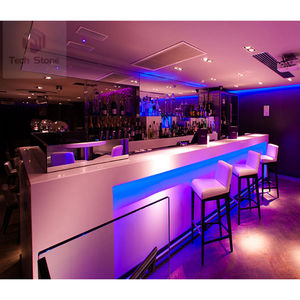 Excepcional Barra de Bar de Piedra Artificial Ecológica con Diseño de Forma Original para Uso Comercial en Hoteles y Escuelas, Tamaño Personalizable - Product Image 2