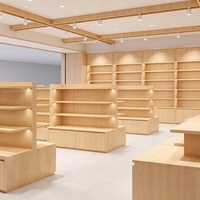 Étagère de présentation en métal personnalisée pour magasin, armoire de rangement inférieure, étagère de magasin de détail éclairée par LED, design d'intérieur 3D gratuit