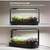 Sistem Penyiraman Otomatis Kebun Pintar Hidroponik Lampu LED Spektrum Penuh Bahan Aman untuk Makanan untuk Mikrogreens dan Herbal Dalam Ruangan