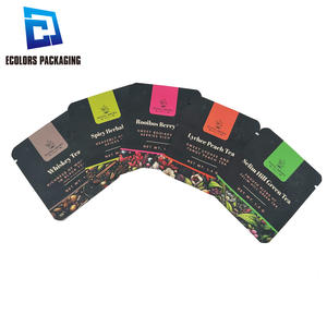 Harga pabrik desain sendiri Foil berbagai rasa bubuk teh tiga sisi <span class=keywords><strong>sachet</strong></span> tersegel kantung teh Herbal - Product Image 1