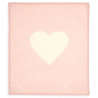 Couverture pour bébé unisexe en cachemire graphique éléphant coeur rayure amour motif tonal contraste bordure nouveau-né