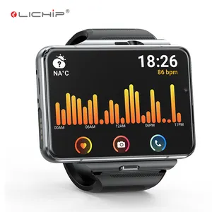 LICHIP L999 2.88 بوصة 4g الروبوت واي فاي smartwatch الروبوت 9.0 سيم بطاقة المحمول هاتف به خاصية التتبع عن طريق الـ gps s999 ساعة ذكية مع 4g سيم