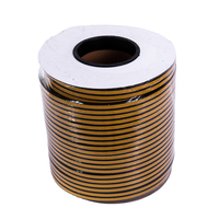 Bande d'étanchéité en caoutchouc mousse Epdm de type D de 9mm de largeur 6mm de hauteur pour porte et fenêtre