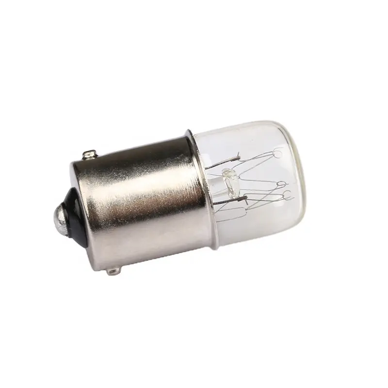 T16x35mm Ba15d Tubular Miniatur Lampu Pijar Indikator Bulb 24V10W, 12V5W Bohlam Mobil