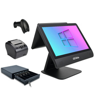 15.6 pouces écran tactile windows pos ordinateur