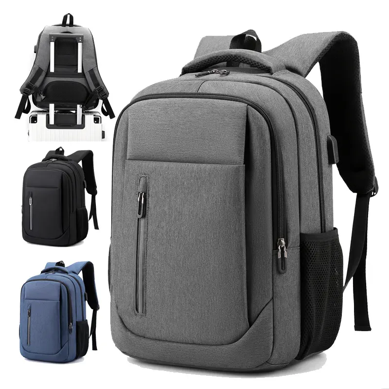 Mochilas Escolares 2023 Travel Computer Bag Business Anti Theft Slim Durable Usb Water Resistant 15.6 Inch Laptop Backpack